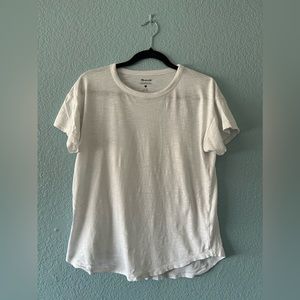 Madewell White T-Shirt Size Medium